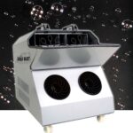 Sæbeboblemaskine - Bubble Blast boble model på hjul. Incl. en dunk væske.