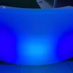 Leje af Hvid Lounge bar med LED lys