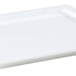 Serveringsfad, hvid.  L:32,5 x B:26,5 x H:3 cm