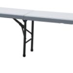 Bænk 183 cm klap plast