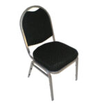 Banquet Steel stol - sort.