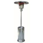 LUX terrassevarmer, Sort, 221 cm. OBS: Gas medfølger ikke.