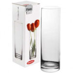 Vase, Linz glas 39cl H20,6 Ø6,9, leje.