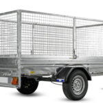 Gitter trailer, 200 cm. Døgnleje.