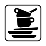 Opvask, kunden pakker kun- vi skyl/vask. Pr. pak.